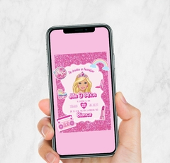 INVITACION DIGITAL BARBIE