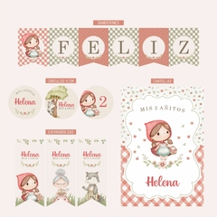 KIT IMPRIMIBLE CAPERUCITA ROJA - tienda online