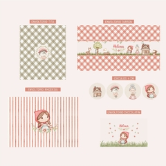 Imagen de KIT IMPRIMIBLE CAPERUCITA ROJA