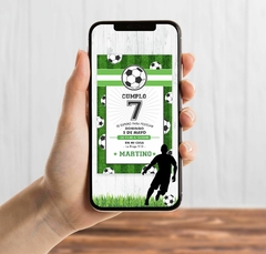 INVITACION DIGITAL FUTBOL
