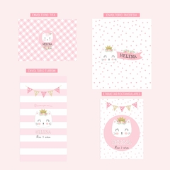 KIT IMPRESO GATITA ROSA