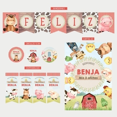 KIT IMPRESO ANIMALES DE LA GRANJA - Decodreams