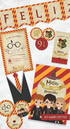 KIT IMPRIMIBLE HARRY POTTER