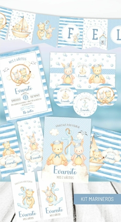 KIT IMPRIMIBLE ANIMALES MARINEROS