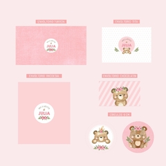 KIT IMPRIMIBLE OSITA ROSA