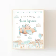 CARTEL DE BIENVENIDA A3 - tienda online