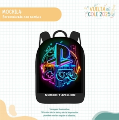 MOCHILA ESCOLAR - MODELO PLAYSTATION - comprar online