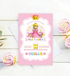 KIT IMPRIMIBLE PRINCESA PEACH - tienda online