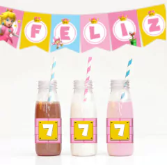 KIT IMPRIMIBLE PRINCESA PEACH - Decodreams