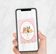 INVITACION DIGITAL PRINCESAS