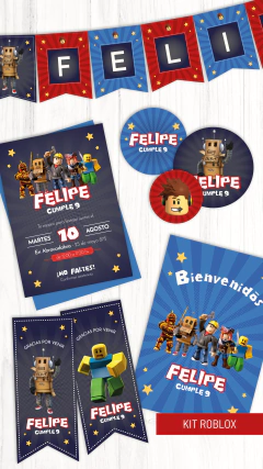 KIT IMPRIMIBLE ROBLOX