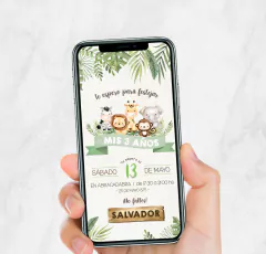 INVITACION DIGITAL SAFARI