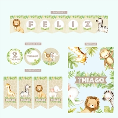 KIT IMPRIMIBLE ANIMALITOS DE LA SELVA - comprar online