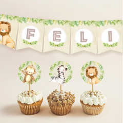 KIT IMPRESO ANIMALES DE LA SELVA - comprar online
