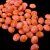 Conta resina 19x22mm laranja mesclado para bijuteria