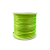 Cordão de seda 1mm verde citrico