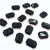 Chaton engrampado 18x25mm preto