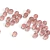 Conta acrílica 14mm detalhada rosa claro