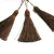 Tassel 50 unidades marrom