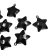 Pingente acrílico estrela preto