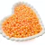 Pérola Inteira abs 4mm laranja