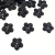 Chaton flor 12mm para colagem preto