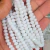 Rondela de cristal 6mm branco