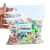 Pacote transparente com 500g de misturinha de miçangas coloridas variadas para artesanato
