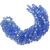 Fio de contas de vidro azul boreal de 12mm para artesanato