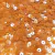 Paetê 4mm Laranja Claro