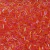 Canutilho Transparente vermelho 500g