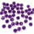 Conta Acrílica Sextavada 16mm Roxo