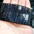 Galão fita de paetê 3,8cm preto ab
