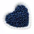 Pérola inteira abs CLR 6mm azul royal