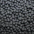 Bolas emborrachadas pretas de 6mm, utilizadas para artesanato e bijuterias.