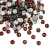 Chaton redondo com furo 8mm ambar