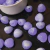 Conta resina coração 16x16mm lilás mesclado com 90 unidades