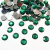 Chaton com furo 10mm verde 1.000 unidades