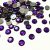 Chaton redondo 12mm com furo roxo 1.000 unidades 