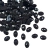 chaton para costura oval 10x14mm preto