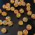 Conta plástica 15mm carambola para artesanato