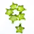 Pingente acrílico estrela verde