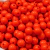 Bola lisa 8mm leitosa laranja escuro