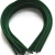 Tiara encapada verde com 12 unidades