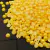 Meia pérola 6mm com furo amarelo para bordar