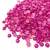 meia pérola abs com furo 6mm pink