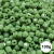 pedrarias quadradas passantes leitosas verdes de 10x10mm, pesando 100g.