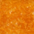 Canutilho laranja transparente 500g