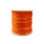 Cordão de seda 1mm laranja neon
