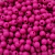 Bola lisa Leitosa 6mm Rosa Escuro